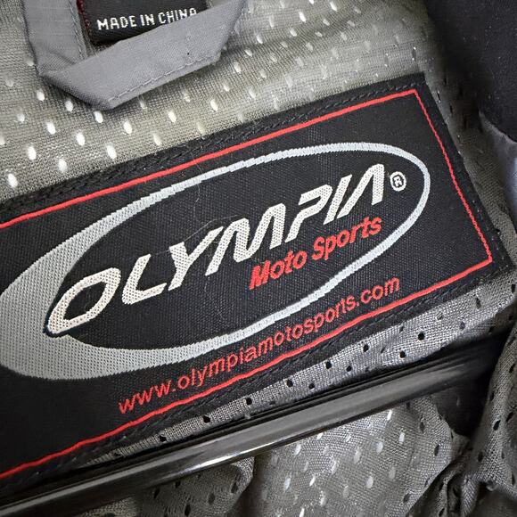 Olympia Motorsports Jacket Womens XL Gray Full ZIp Outdoors Pockets Riding Wind - Picture 10 of 11